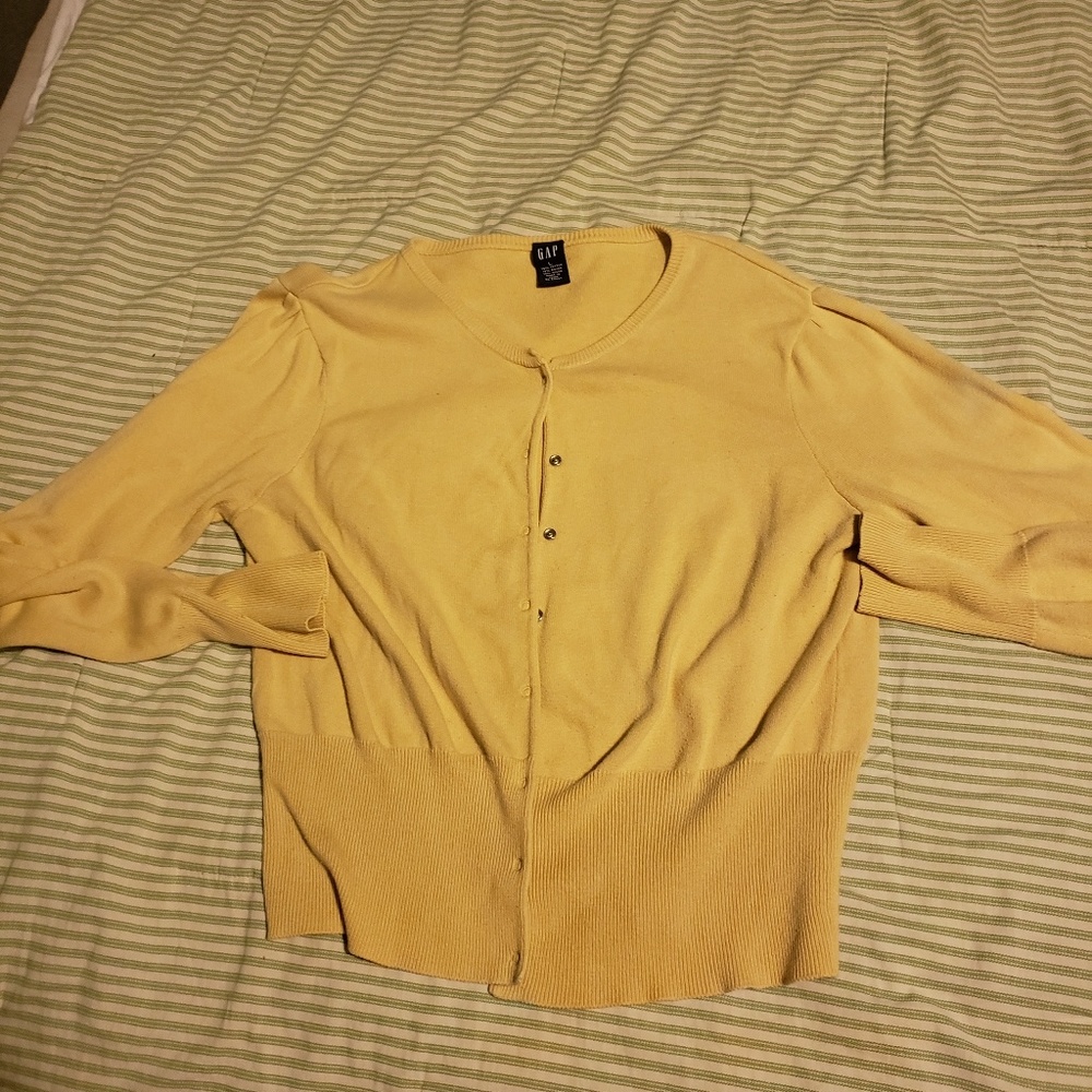 Butter yellow cardigan